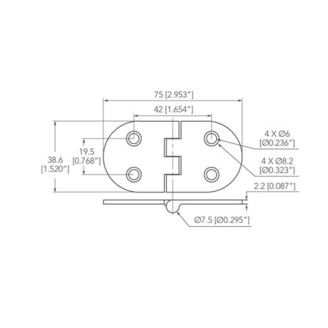 Χυτοι Μεντεσεδες Inox– Aisi316 Ανεστραμμένος
