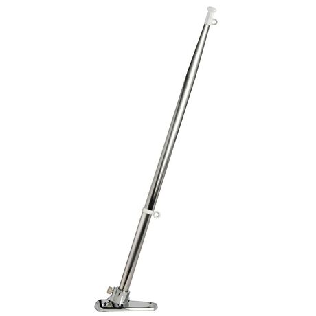 Ιστος Σημαιας Inox με Βαση και 2 Κρικακια