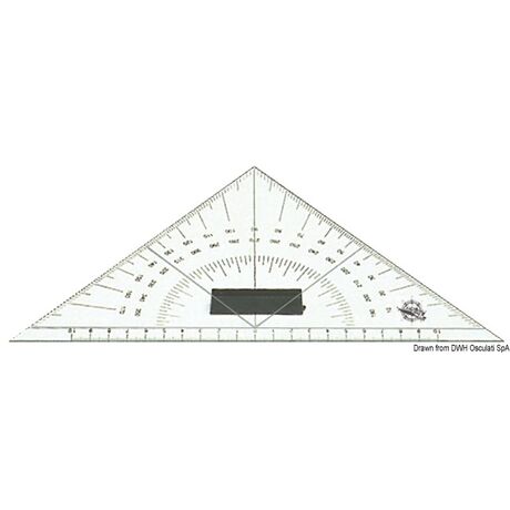 Τριγωνικο Μοιρογνωμονιο Plexiglass