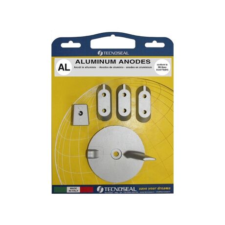 Κιτ Ανοδιων Aluminum Yamaha 40/60hp 4stroke
