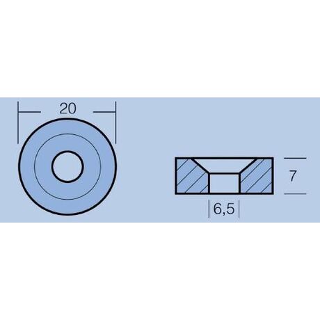 Ροδελα για Μηχανες e 6 hp