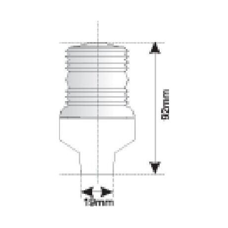 Φανος Περιβλεπτος Λευκος 12v/10w 360°