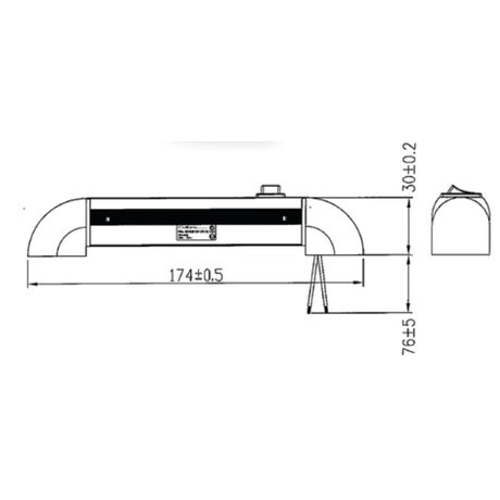 Πλαφονιερα Περιστρεφομενη led 12/24v Περιστρεφόμενη Κατά 180?