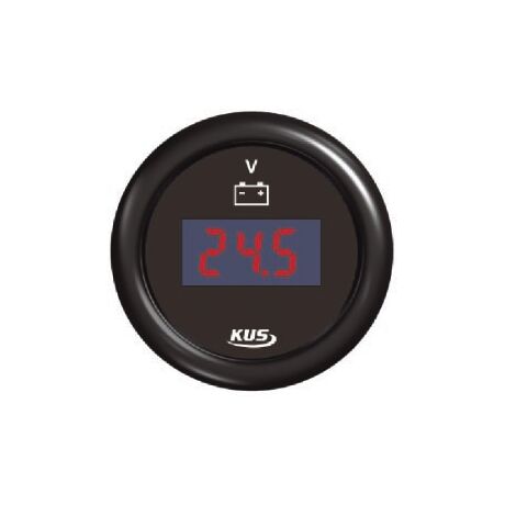 Ψηφιακο Βολτομετρο 8 -32 v  Μαυρο 12/24