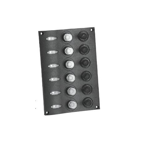 Πινακας Αδιαβροχος 12v / 24v με 4 Διακόπτες