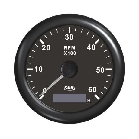 Στροφομετρο 6000rpm Ψηφιακο Ωρομετρο Μαυρο 12/24