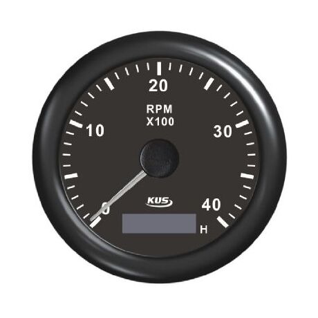 Στροφομετρο 4000rpm Ψηφιακο Ωρομετρο Μαυρο 12/24