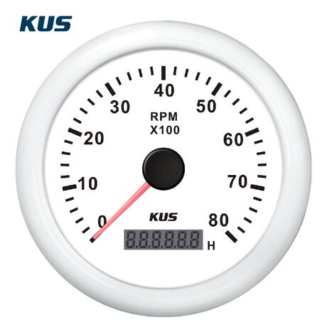 Στροφομετρο 8000rpm Ψηφιακο Ωρομετρο Λευκο 04519-w