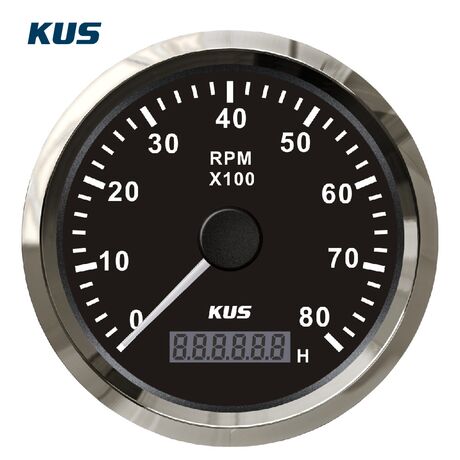 Στροφομετρο 8000rpm Ψηφιακο Ωρομετρο Μαυρο 12/24