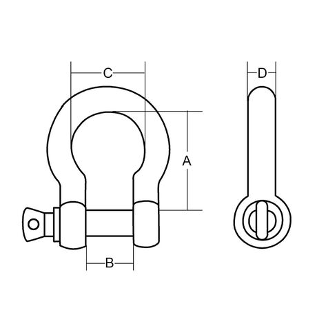 Κλειδια Τυπου "ω" Inox 00174-04