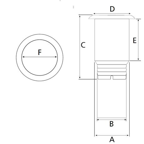 Υδρορροη με Σπειρωμα για Σωληνα 00942-1bk