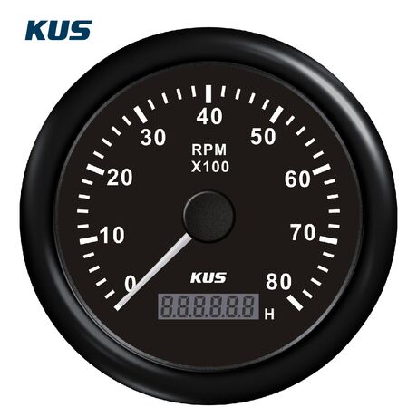 Στροφομετρο 8000rpm Ψηφιακο Ωρομετρο Μαυρο 12/24