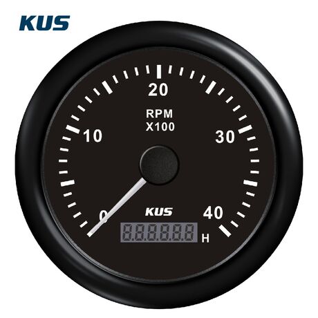 Στροφομετρο 4000rpm Ψηφιακο Ωρομετρο Μαυρο 12/24