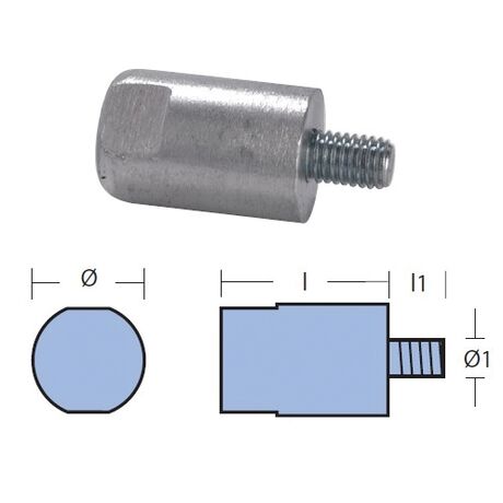 Ανοδιο για Μηχανη 8-12hp