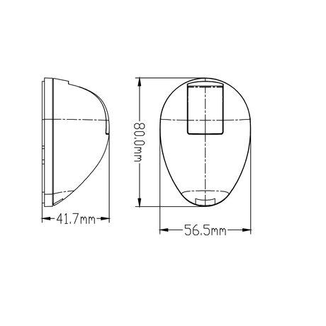 Φανος Ναυσιπλοιας led ωσ 12μ. 12vdc Πράσινο 112,5° & Κόκκινο  112,5°