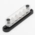 Διακλαδωτηρας 150a me Καλυμμα 6τερματικα m8 Διαφανες Μαυρο 03250-5bk